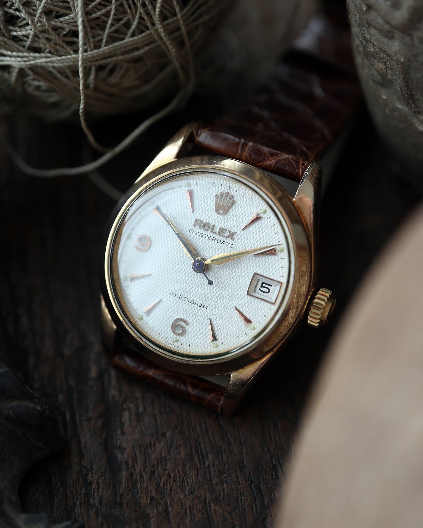 ROLEX_OYSTER 赤黒DATE_Ref.6466