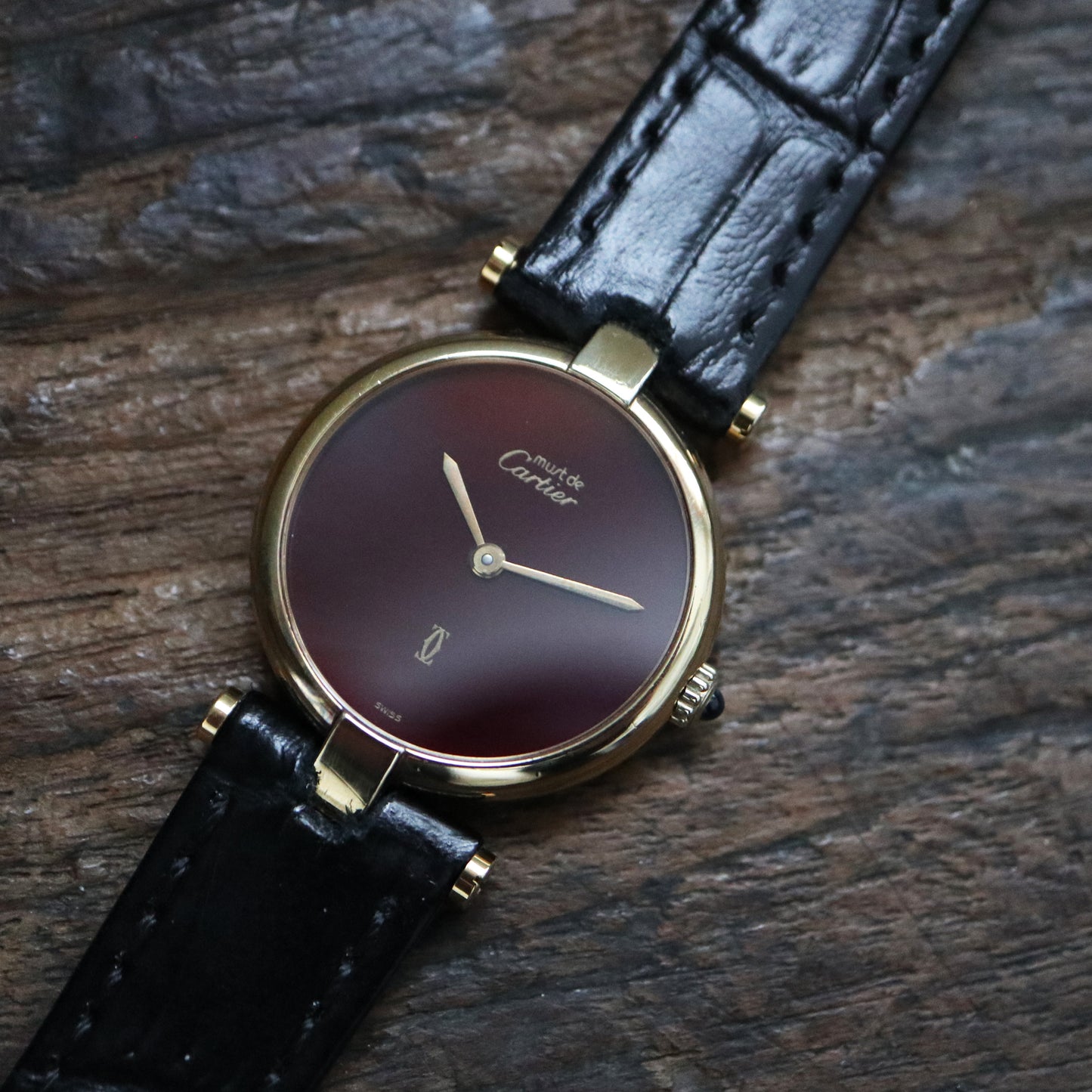 CARTIER_MUST DE VENDOME_SM CASE_Plain Bordeaux