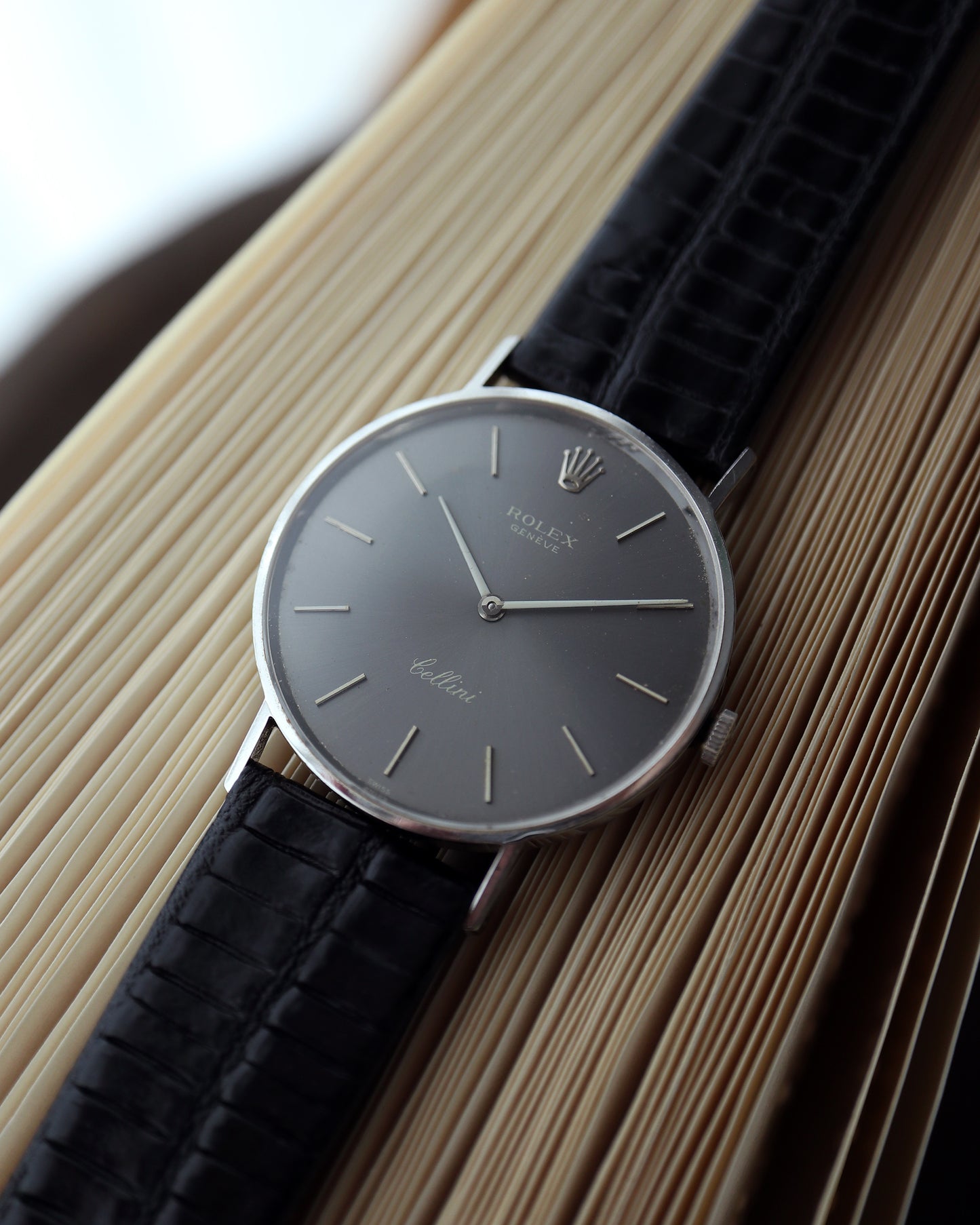 ROLEX_CELLINI_Ref.3833_18K WG CASE