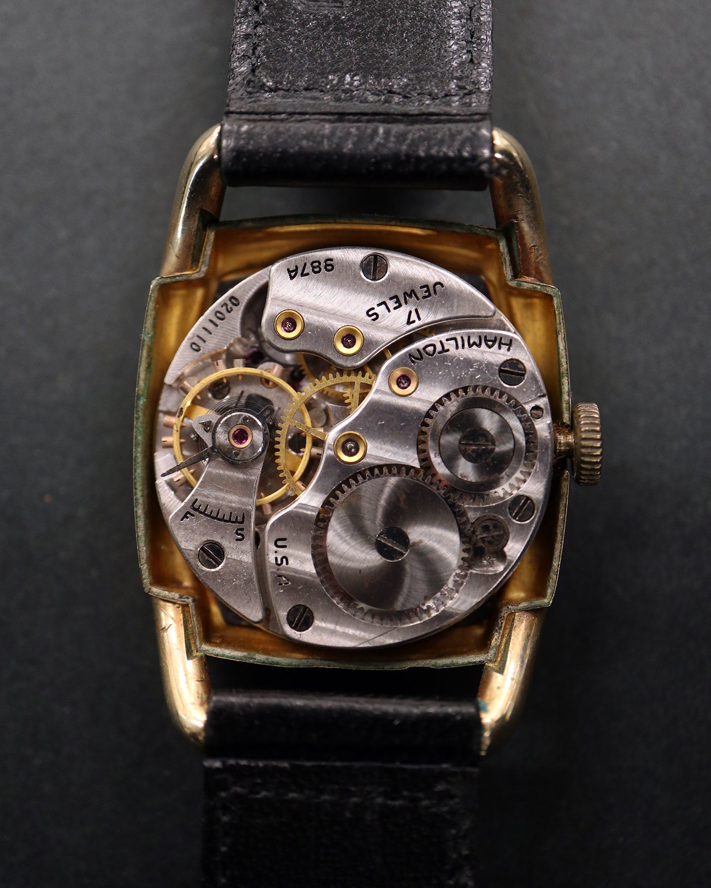 HAMILTON_cal.987A_BLACK DIAL