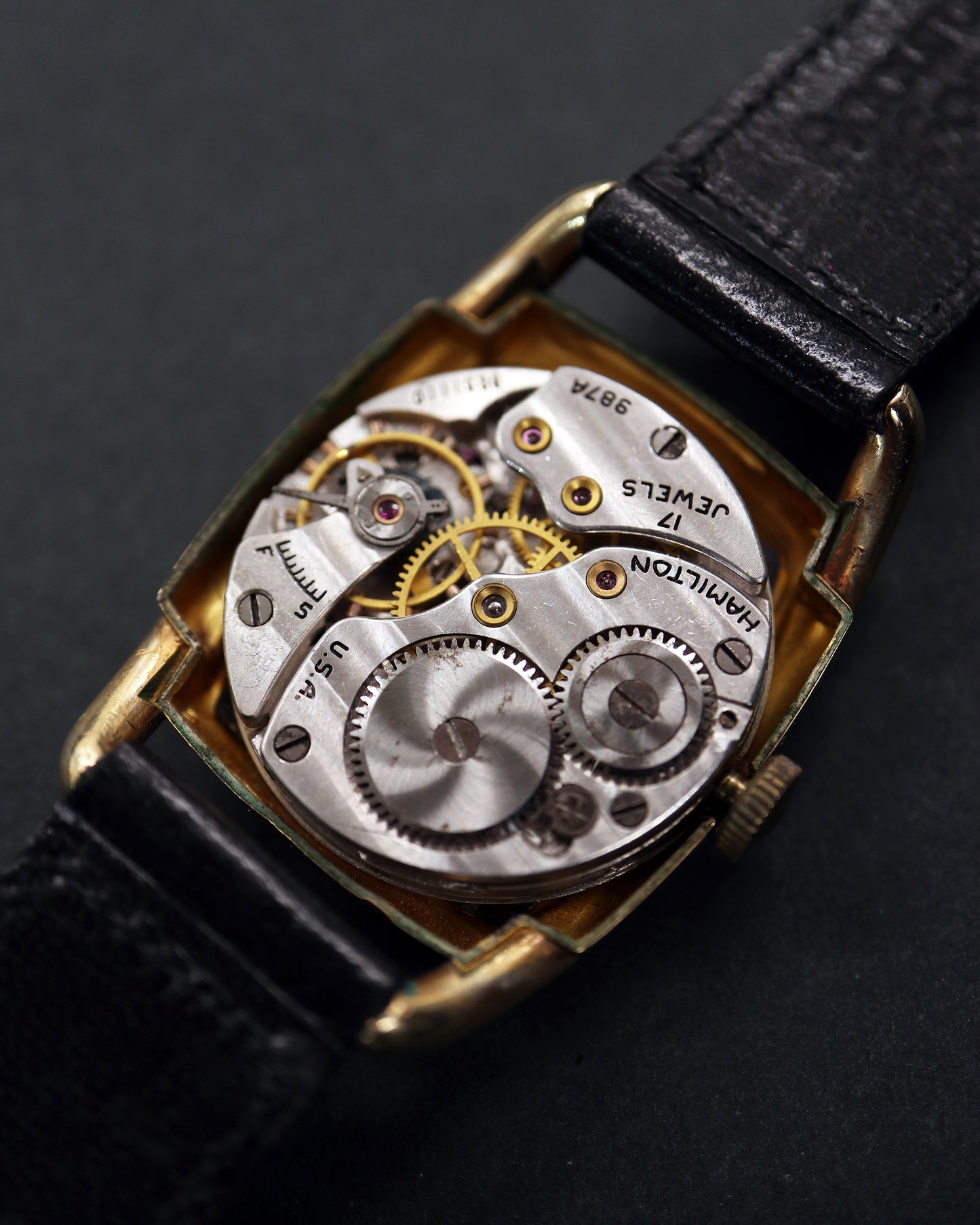HAMILTON_cal.987A_BLACK DIAL
