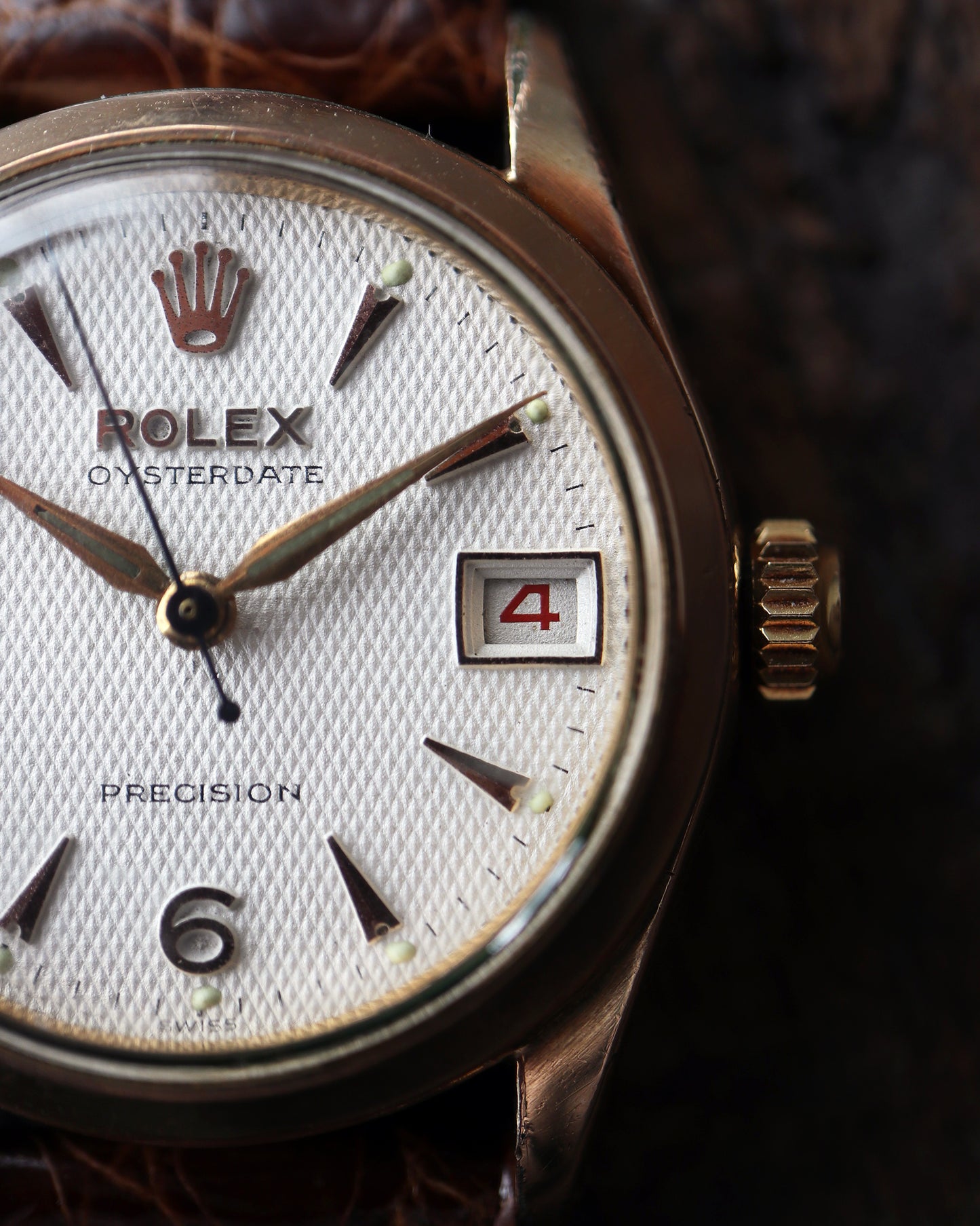 ROLEX_OYSTER 赤黒DATE_Ref.6466