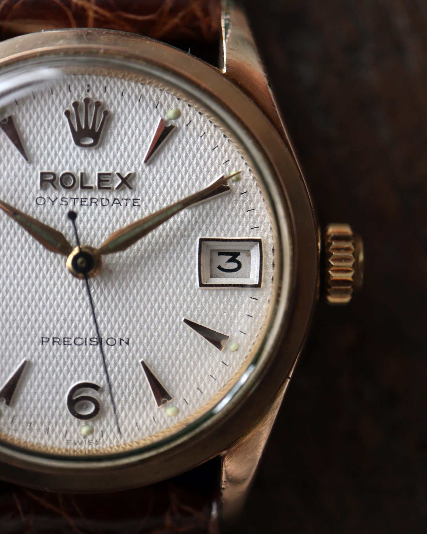 ROLEX_OYSTER 赤黒DATE_Ref.6466