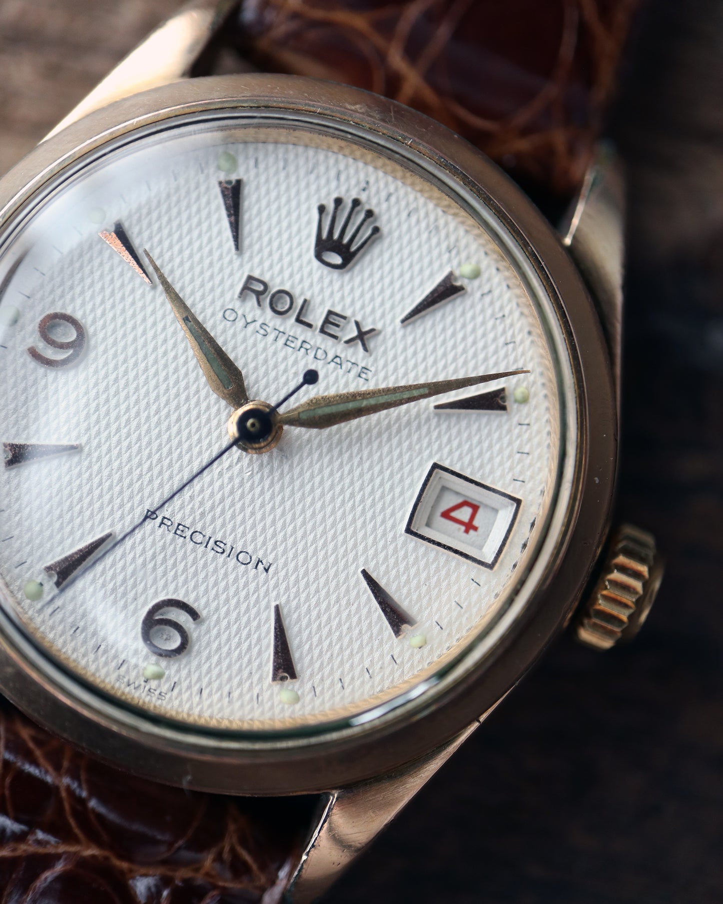 ROLEX_OYSTER 赤黒DATE_Ref.6466