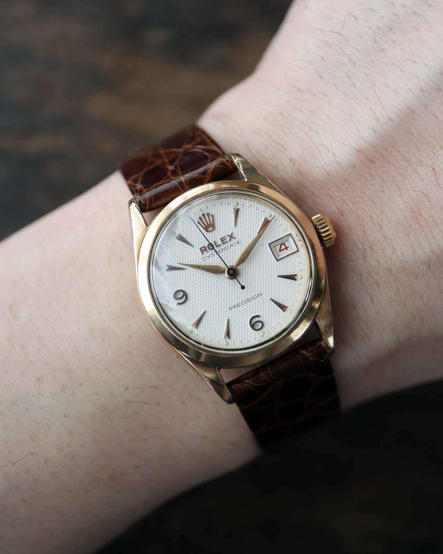 ROLEX_OYSTER 赤黒DATE_Ref.6466