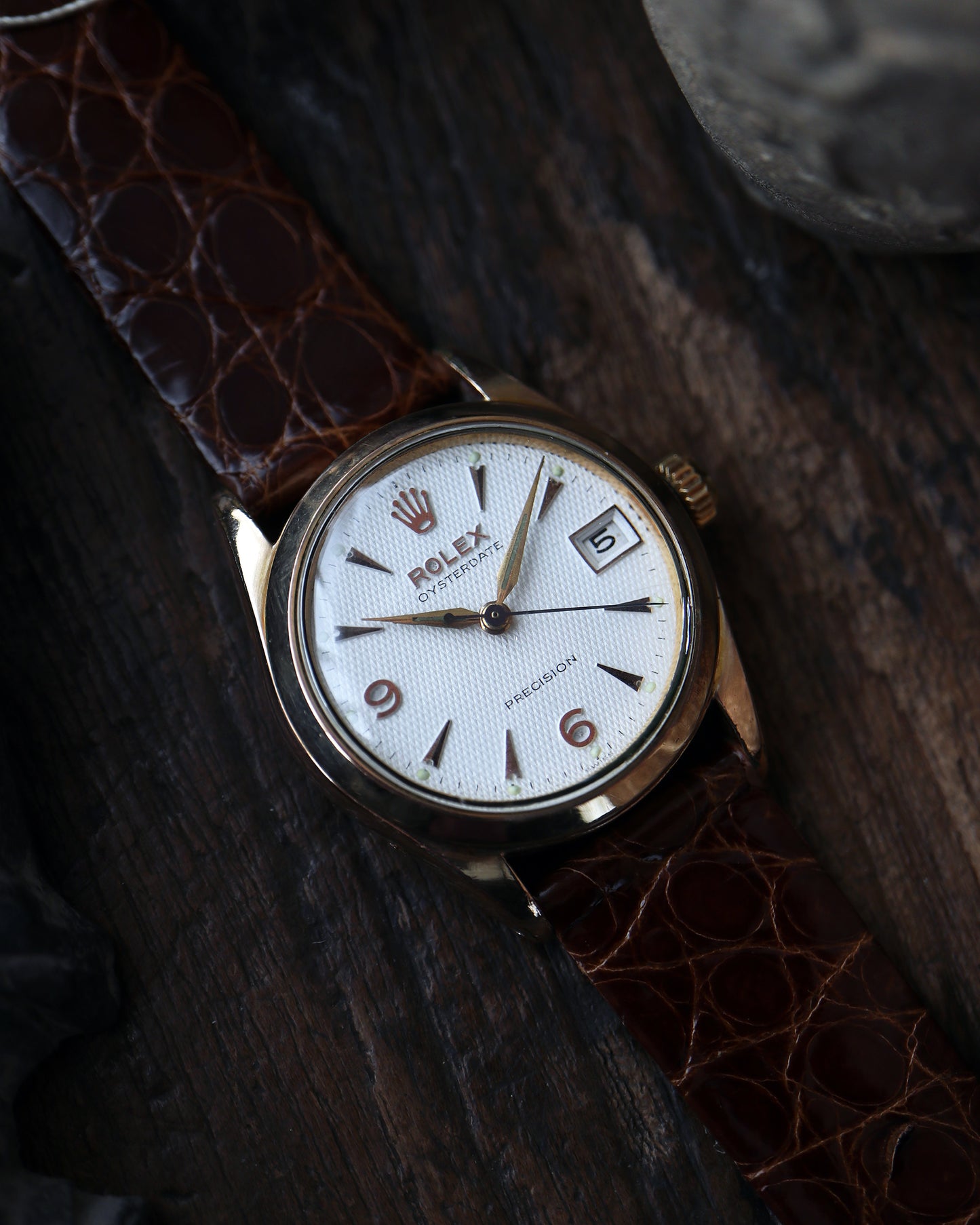 ROLEX_OYSTER 赤黒DATE_Ref.6466