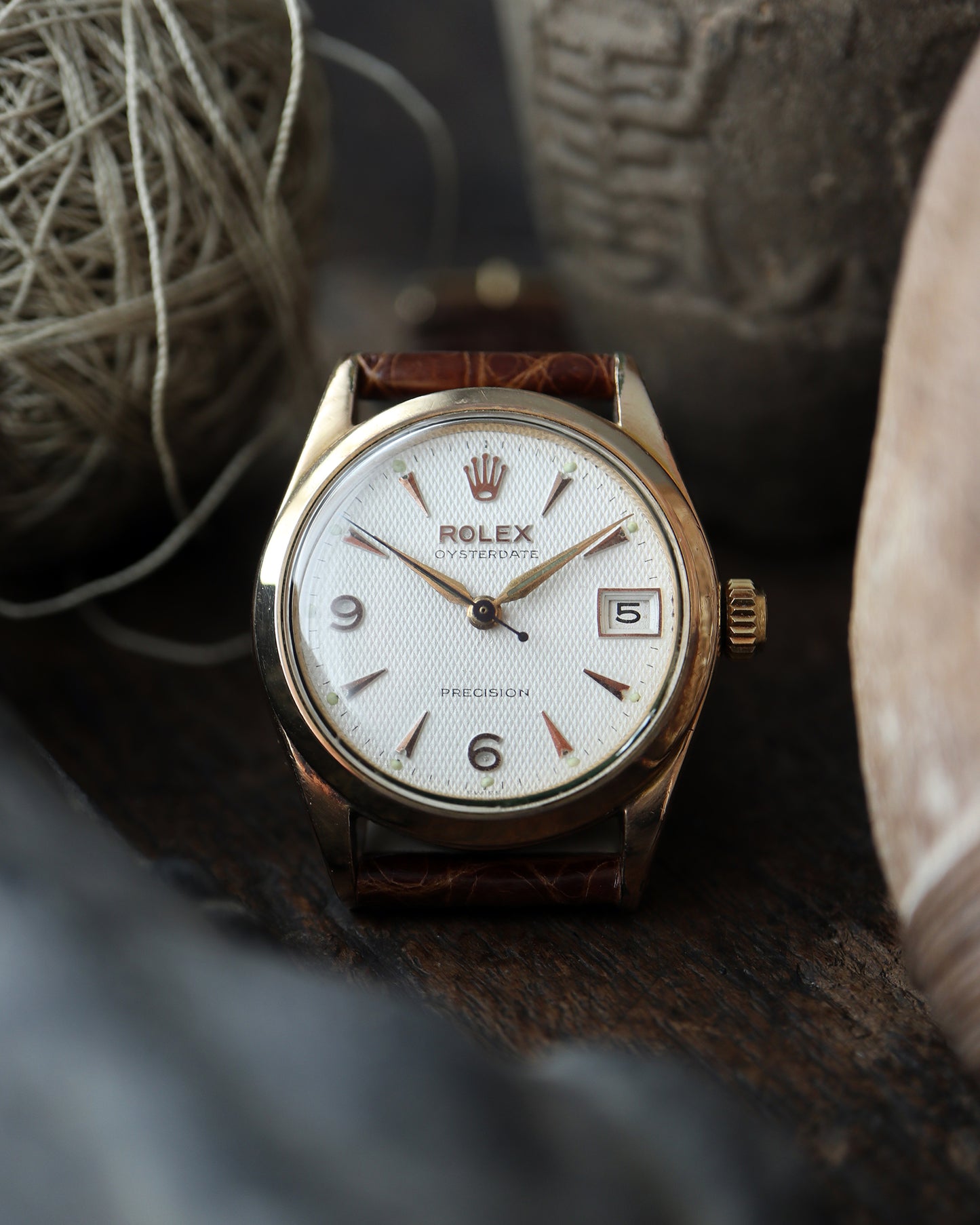 ROLEX_OYSTER 赤黒DATE_Ref.6466