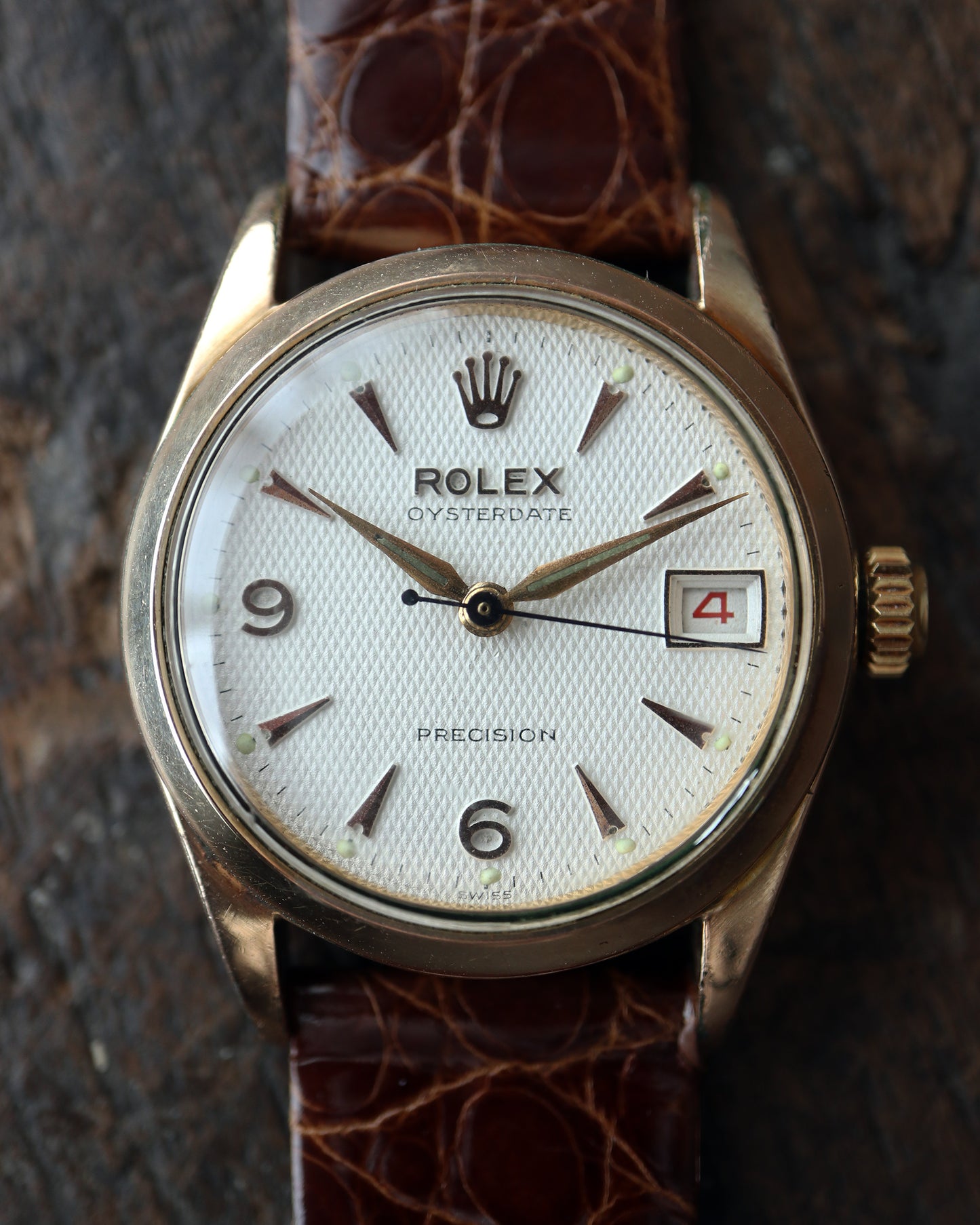 ROLEX_OYSTER 赤黒DATE_Ref.6466