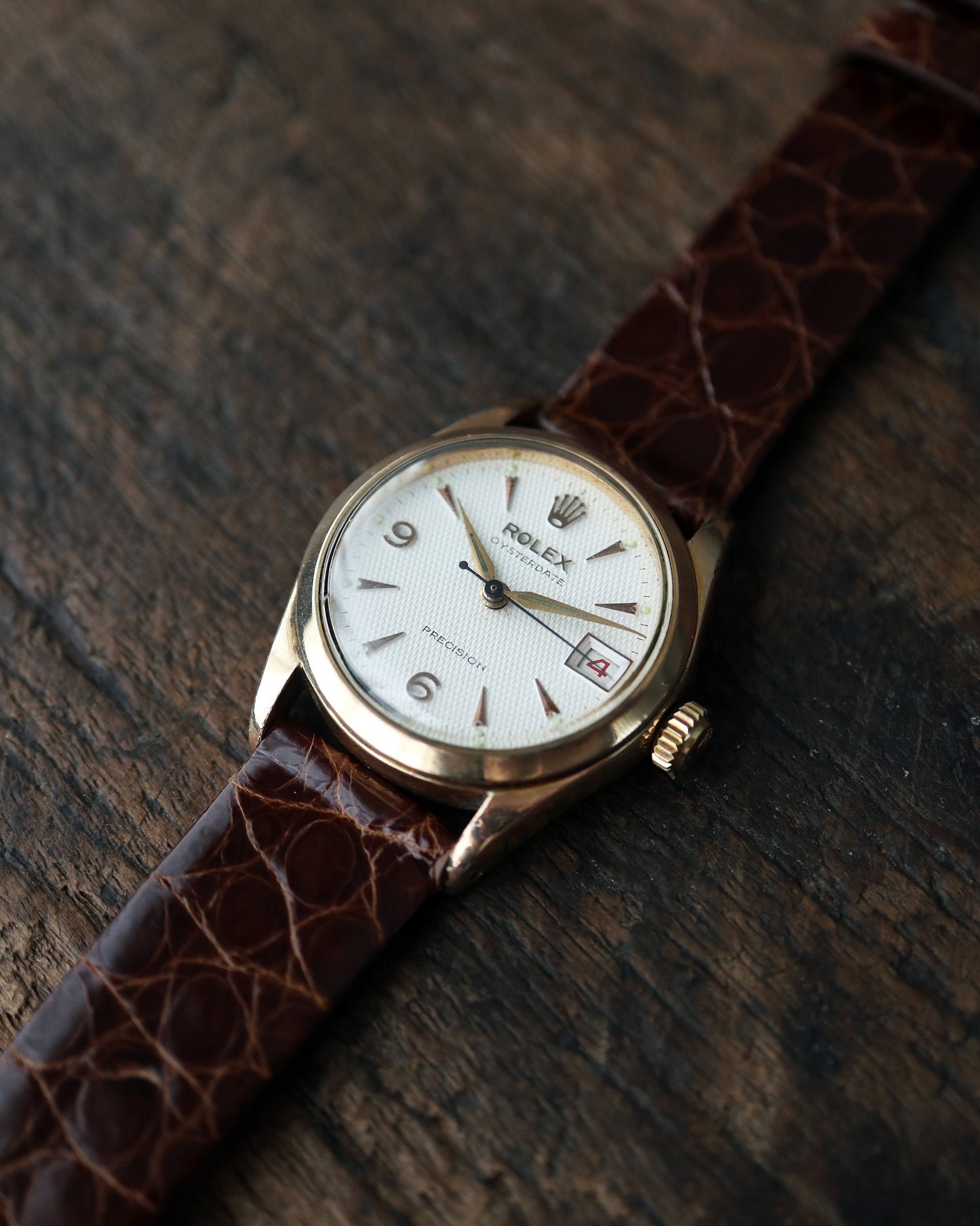 ROLEX_OYSTER 赤黒DATE_Ref.6466