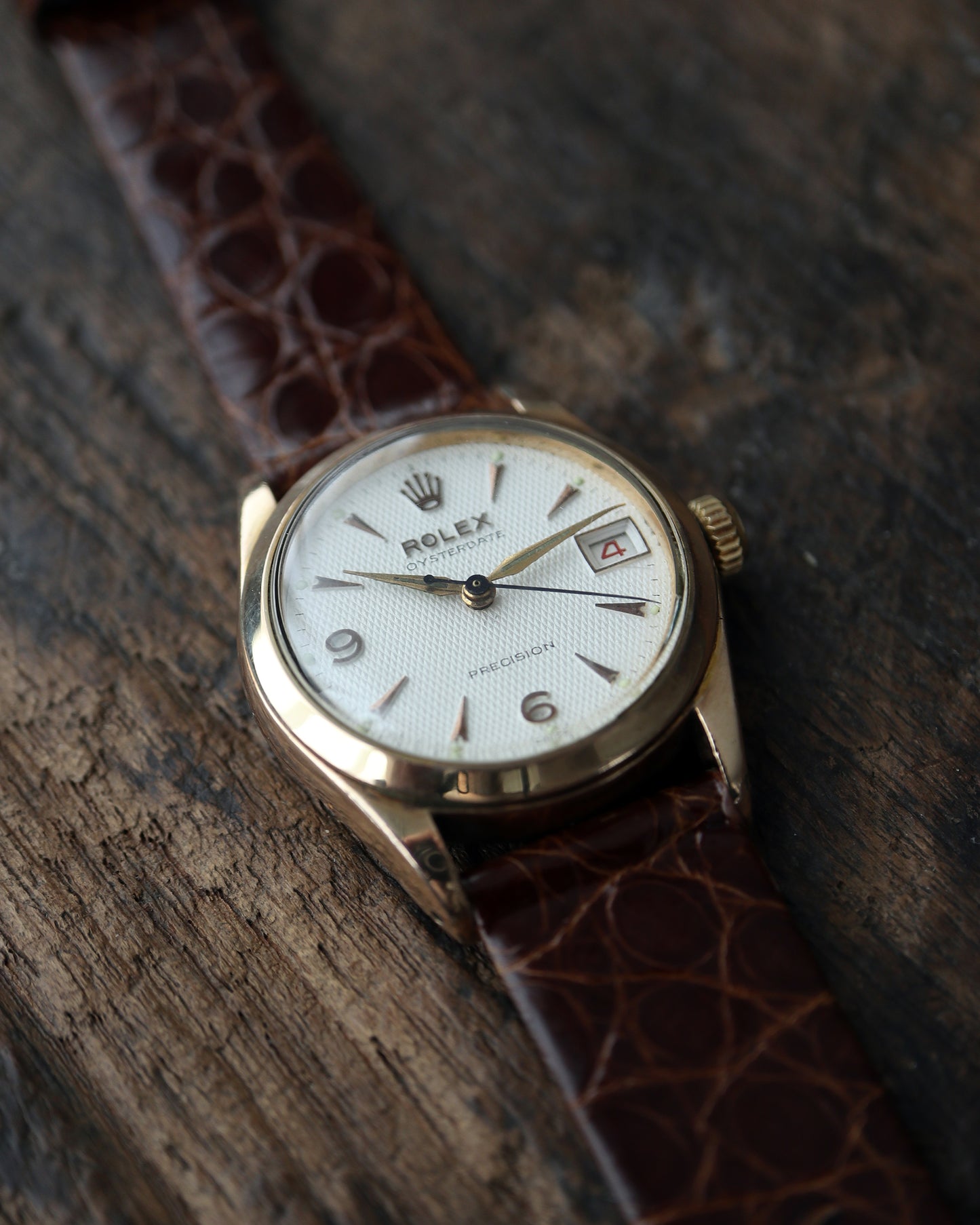 ROLEX_OYSTER 赤黒DATE_Ref.6466