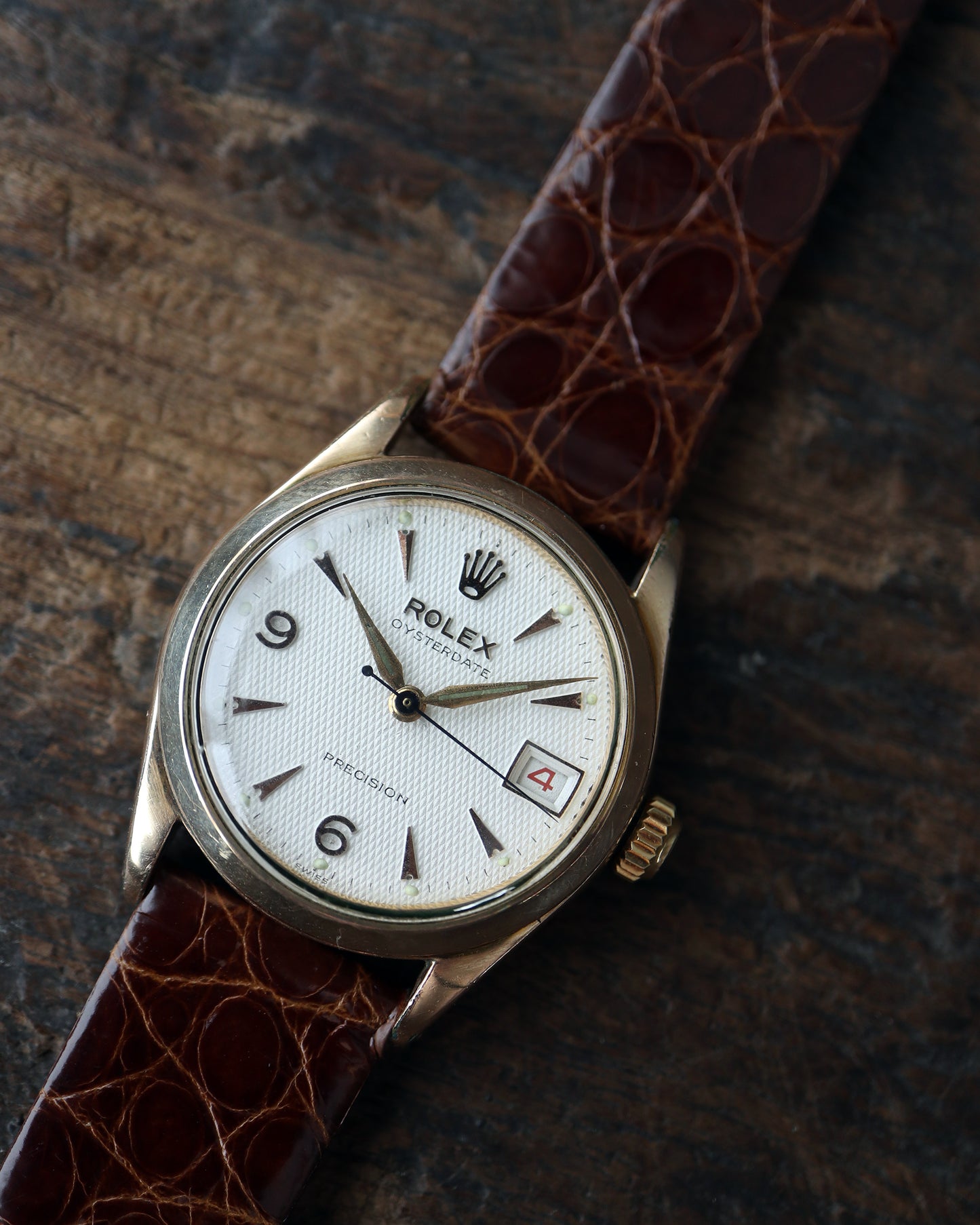 ROLEX_OYSTER 赤黒DATE_Ref.6466