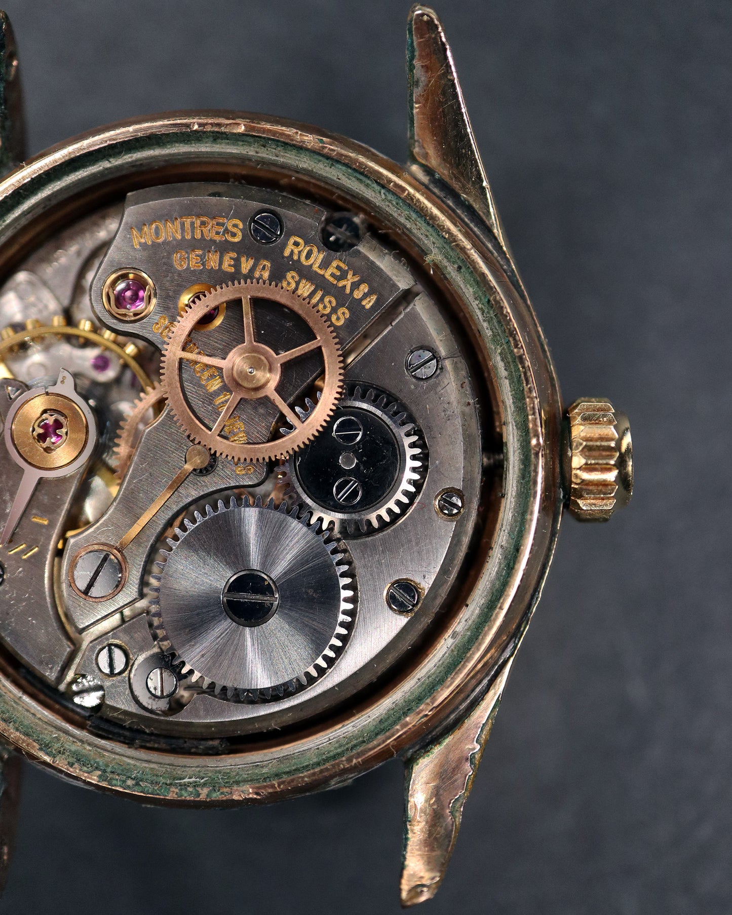 ROLEX_OYSTER 赤黒DATE_Ref.6466