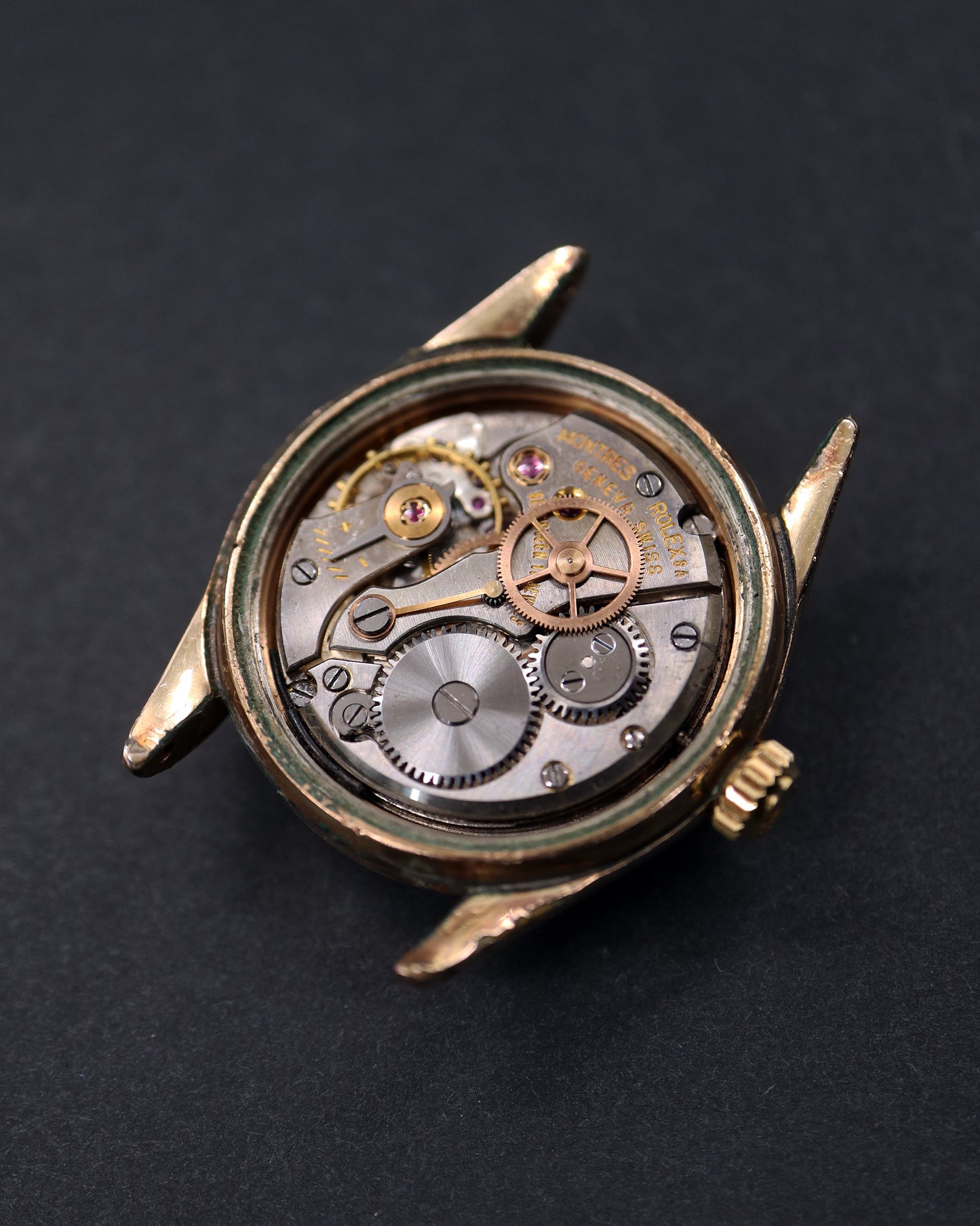 ROLEX_OYSTER 赤黒DATE_Ref.6466