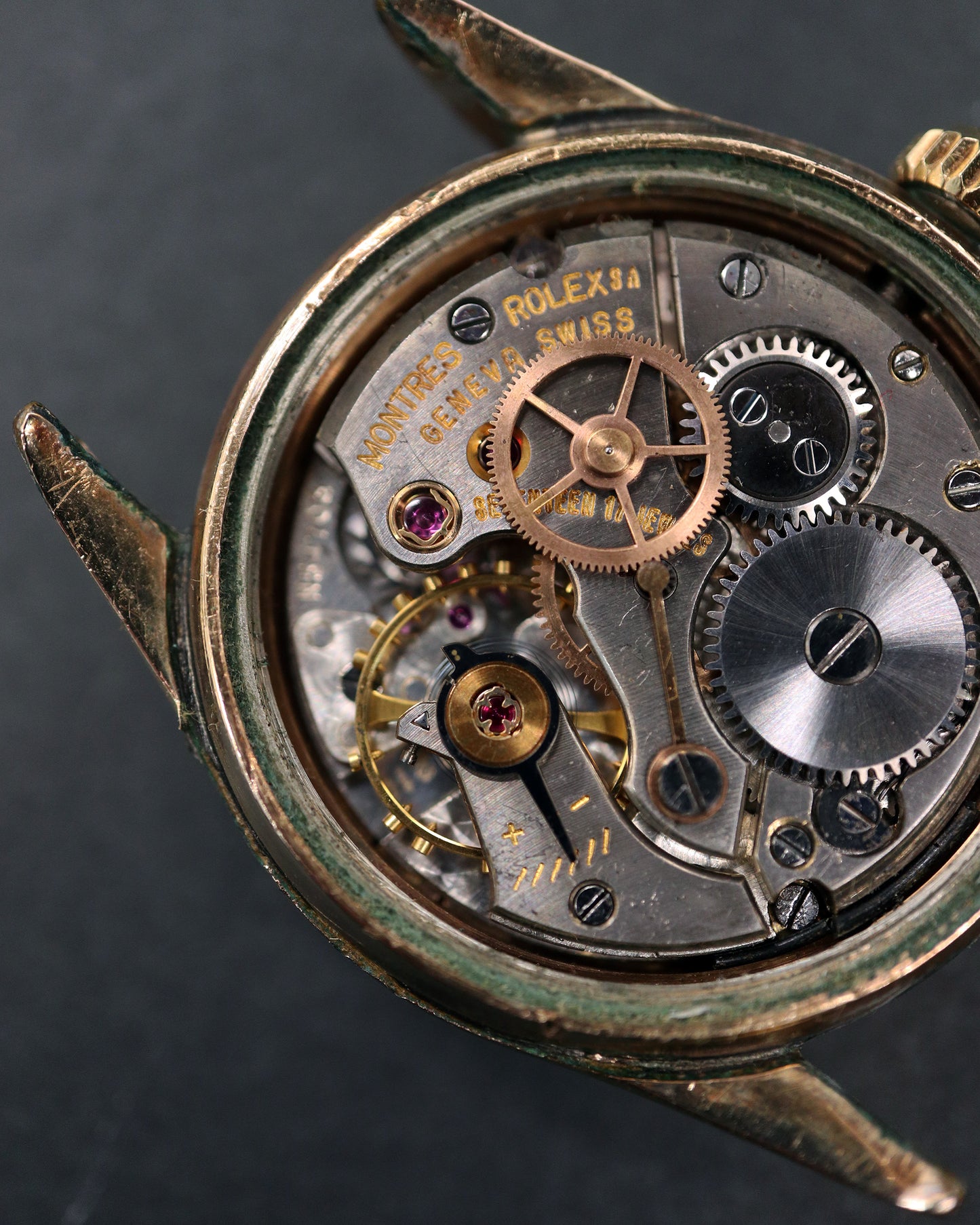 ROLEX_OYSTER 赤黒DATE_Ref.6466