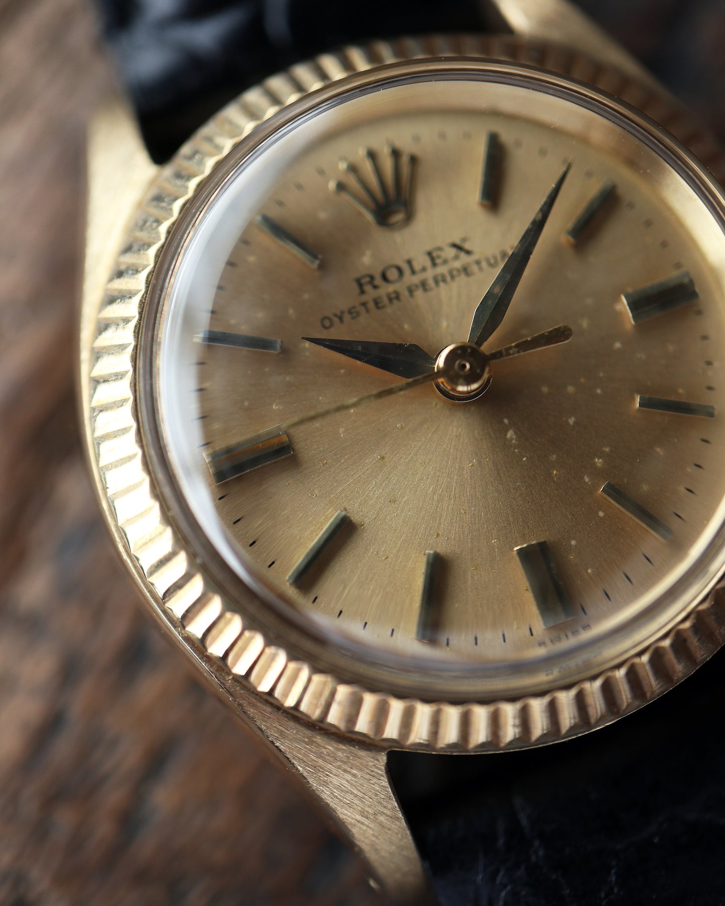 ROLEX_OYSTER PERPETUAL_Ref.6619_14K GOLDCASE_Ladies