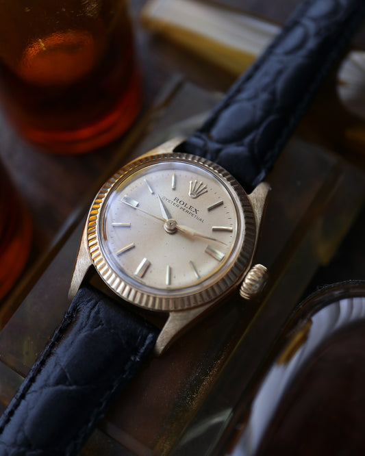 ROLEX_OYSTER PERPETUAL_Ref.6619_14K GOLDCASE_Ladies