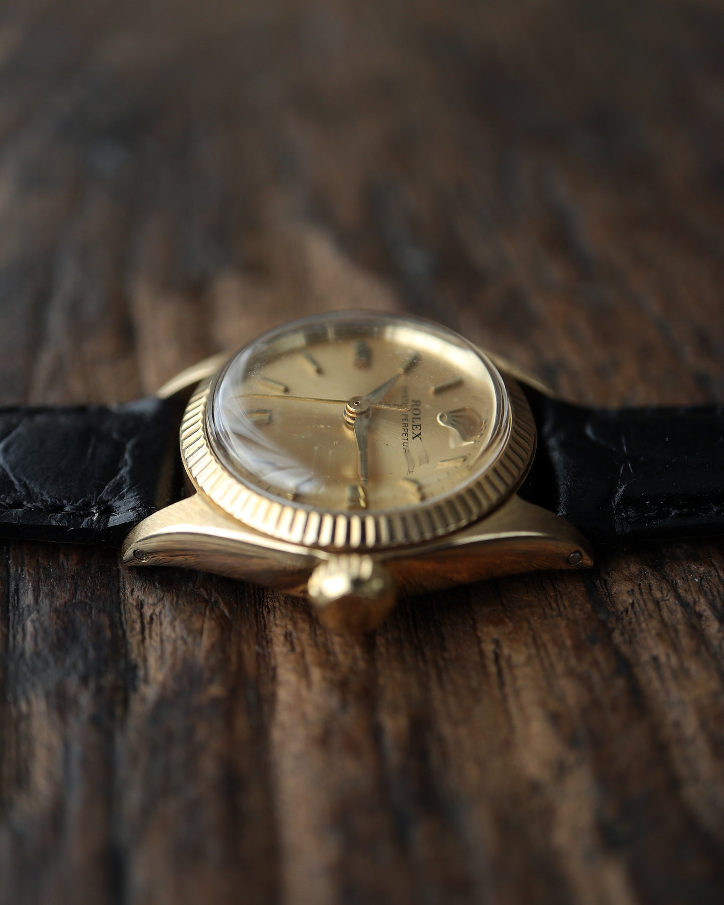 ROLEX_OYSTER PERPETUAL_Ref.6619_14K GOLDCASE_Ladies