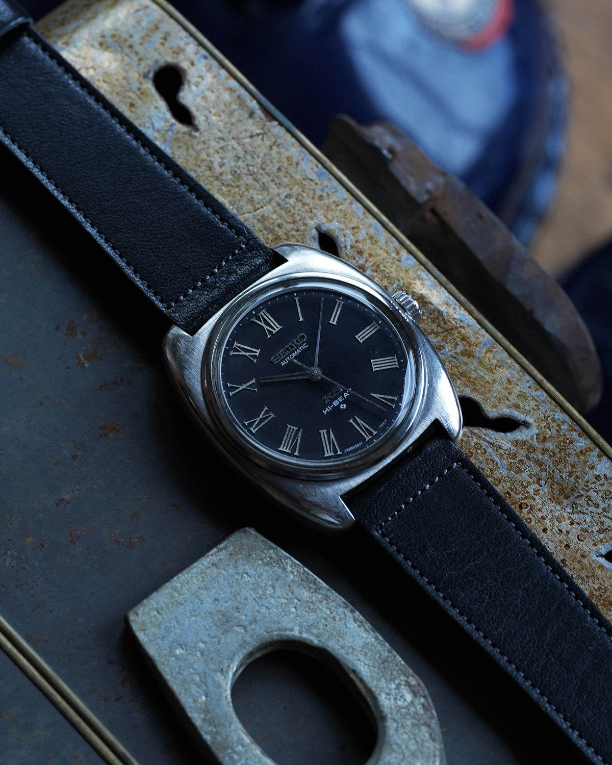 KING SEIKO_Ref.5621-7000_BLACK ROMAN DIAL
