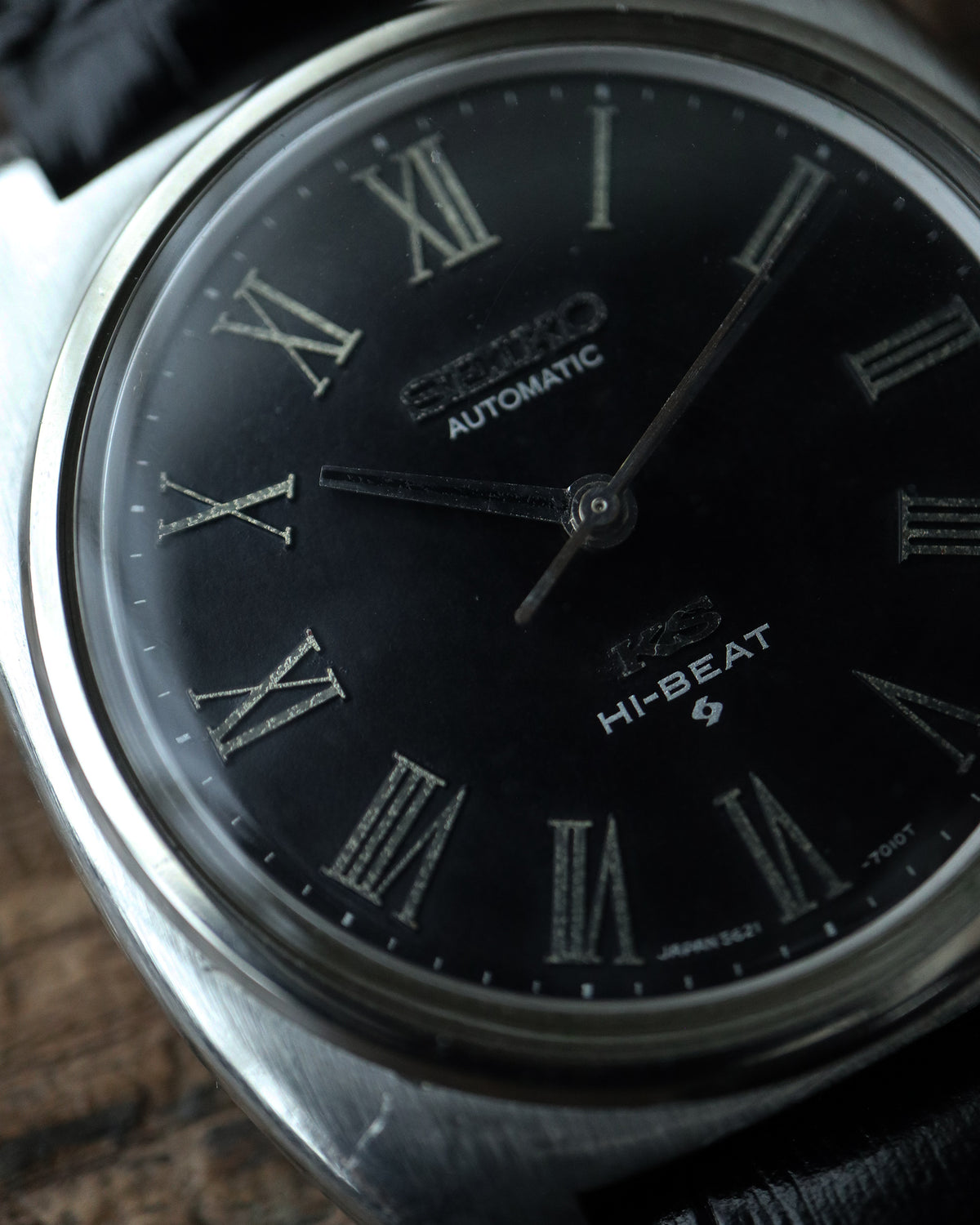 KING SEIKO_Ref.5621-7000_BLACK ROMAN DIAL