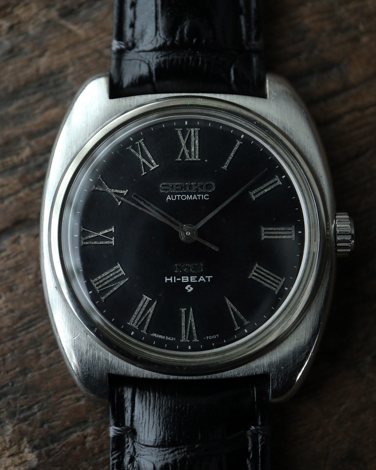 KING SEIKO_Ref.5621-7000_BLACK ROMAN DIAL