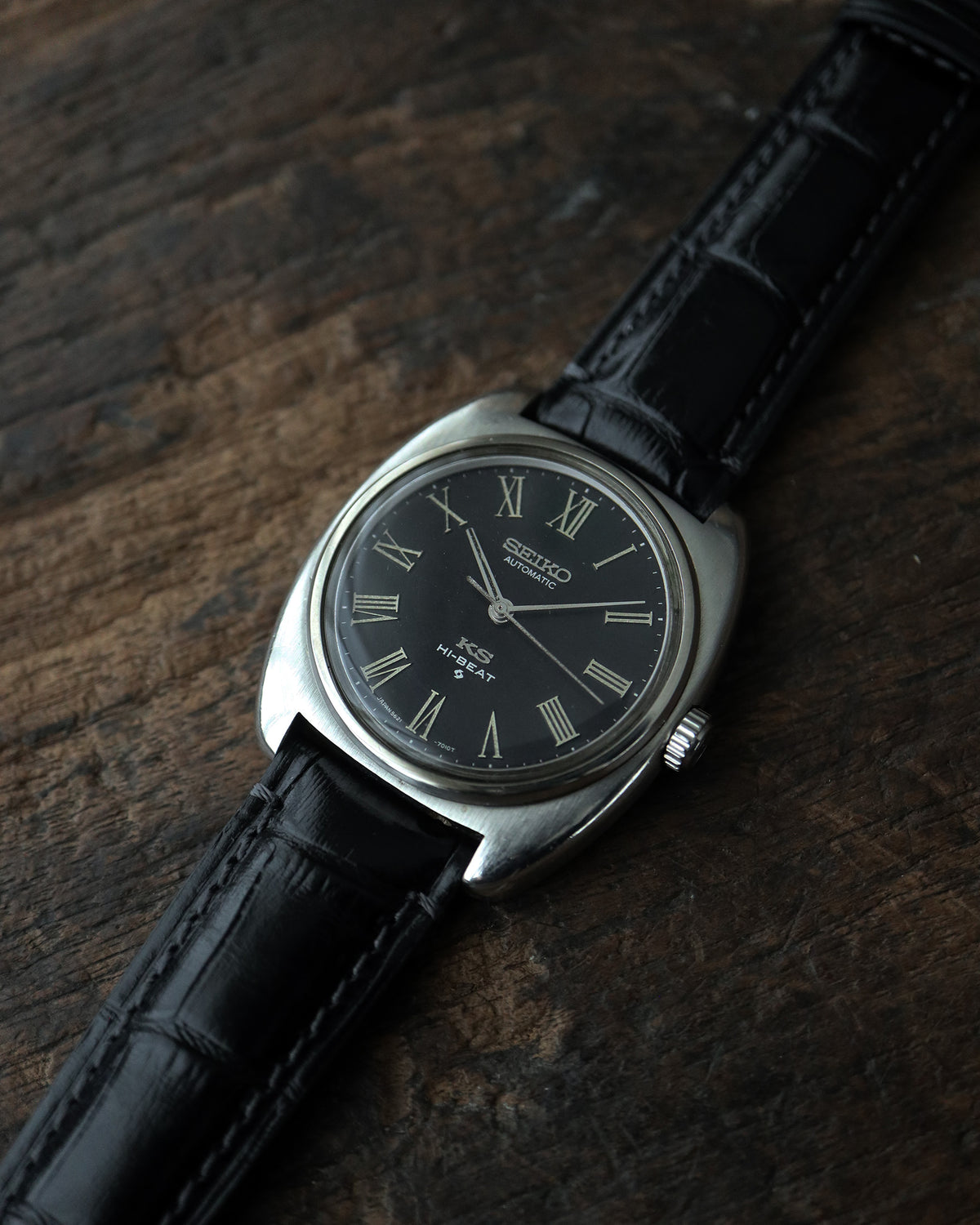 KING SEIKO_Ref.5621-7000_BLACK ROMAN DIAL