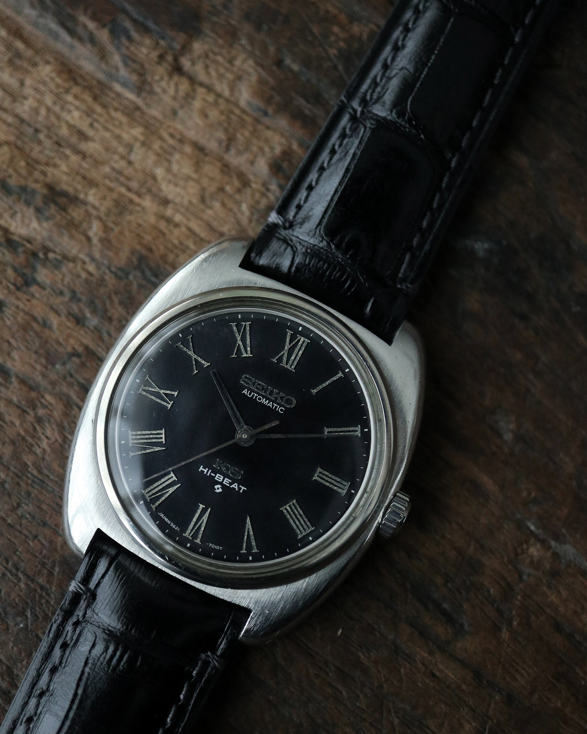 KING SEIKO_Ref.5621-7000_BLACK ROMAN DIAL