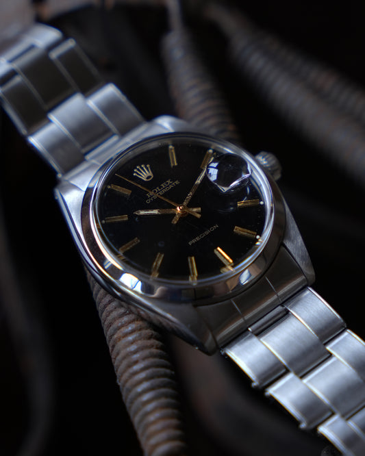 ROLEX_OYSTER DATE_Ref.6694_BLACK DIAL