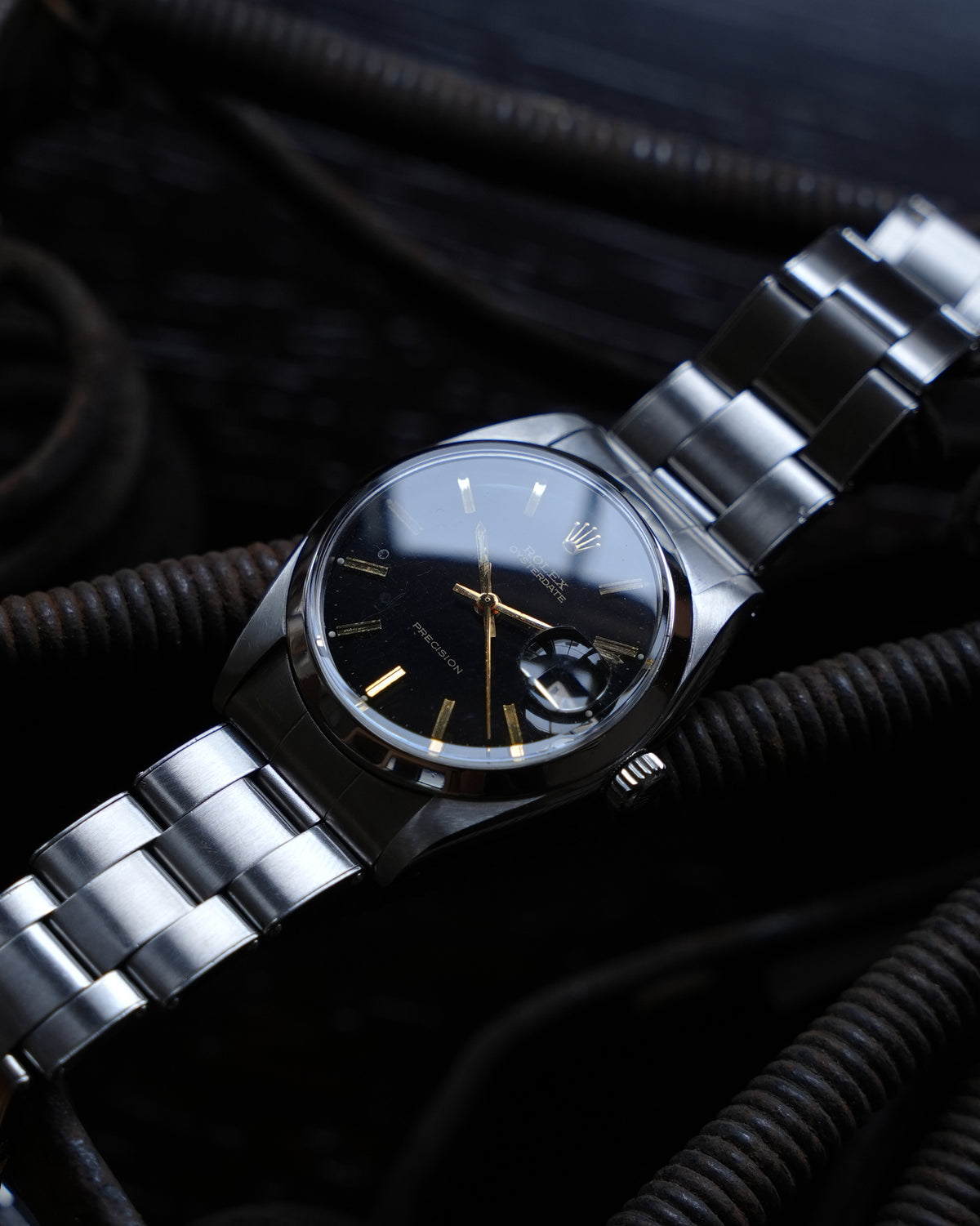 ROLEX_OYSTER DATE_Ref.6694_BLACK DIAL