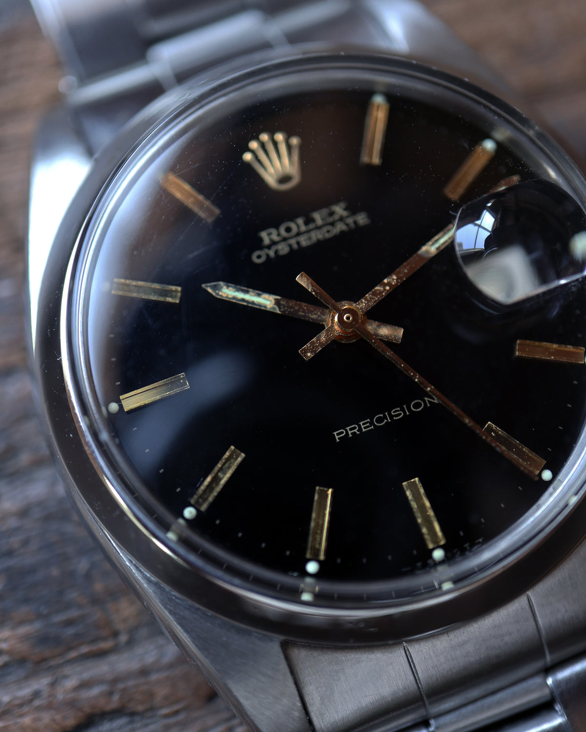 ROLEX_OYSTER DATE_Ref.6694_BLACK DIAL