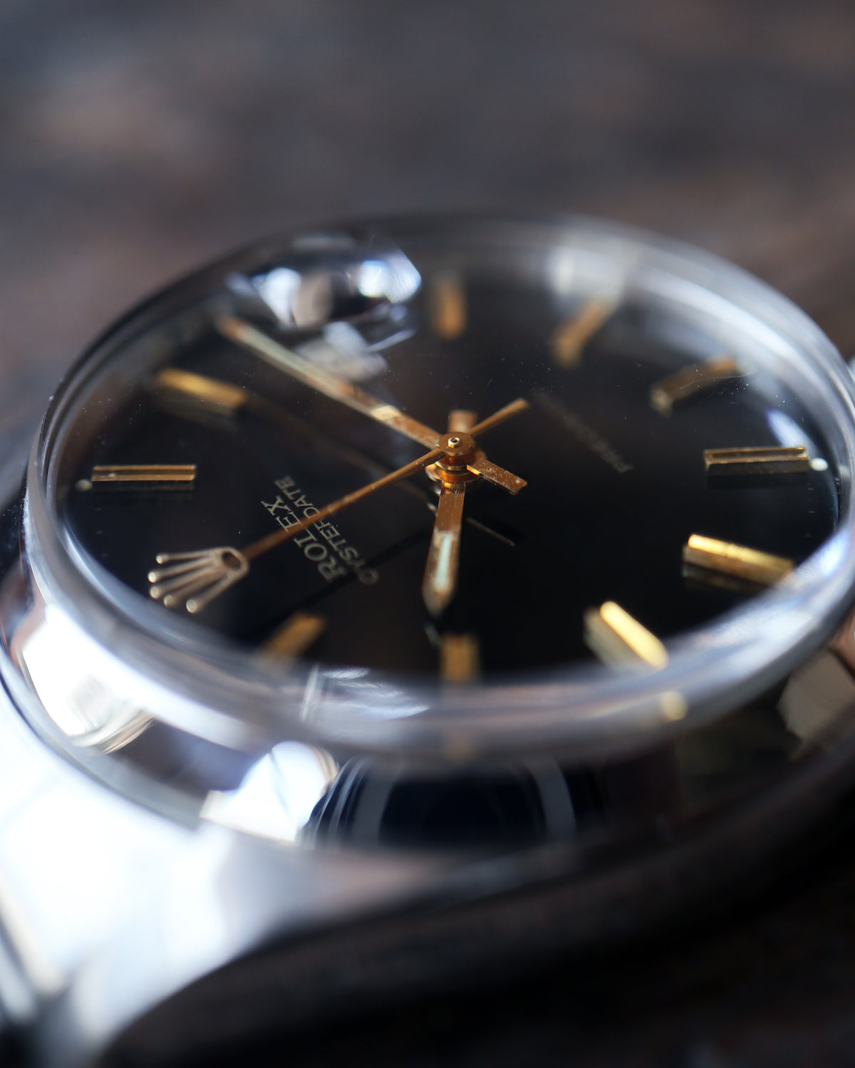 ROLEX_OYSTER DATE_Ref.6694_BLACK DIAL