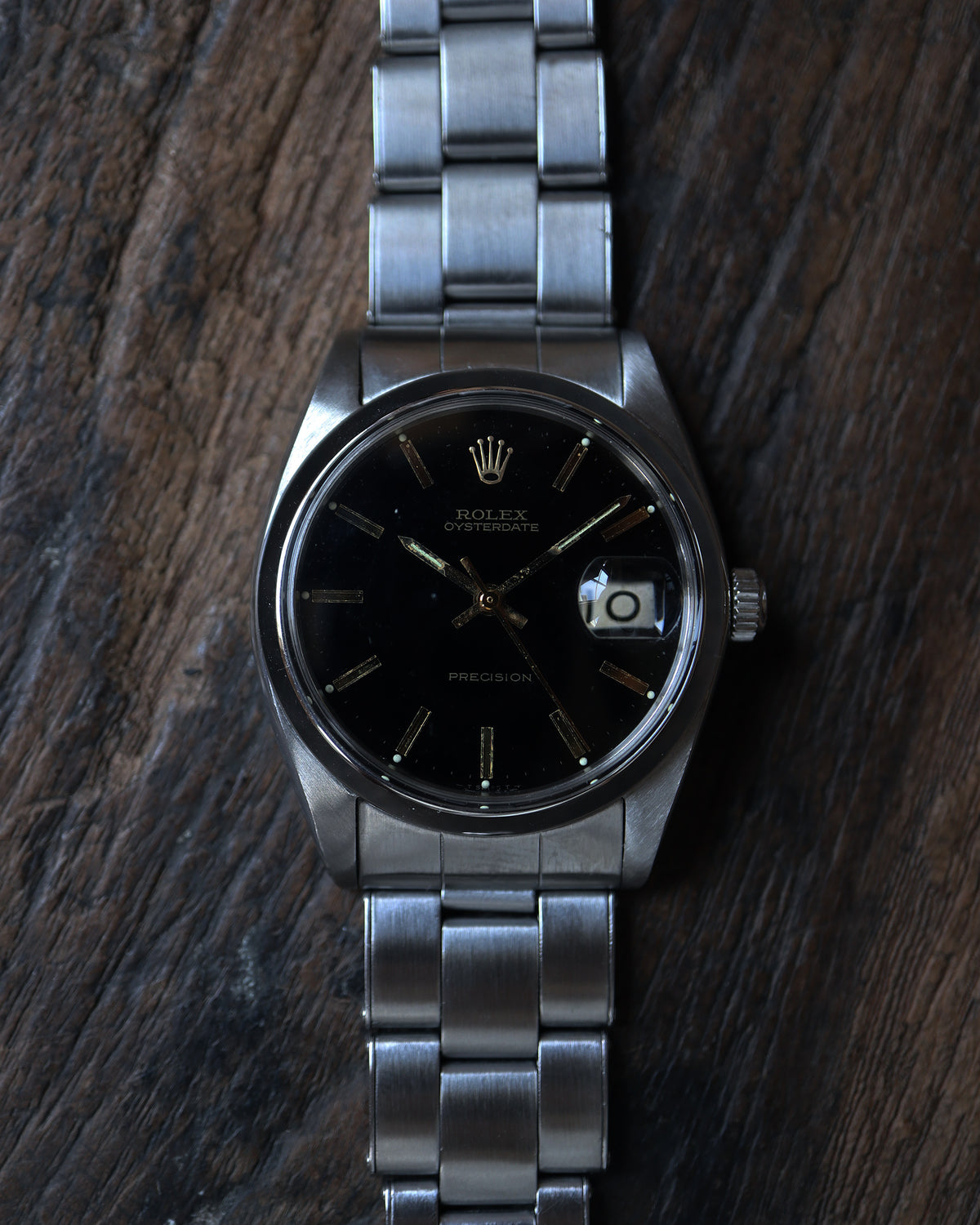 ROLEX_OYSTER DATE_Ref.6694_BLACK DIAL