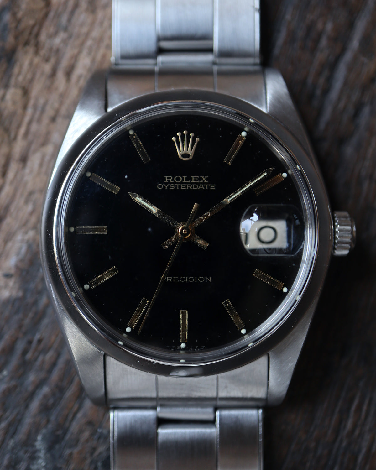 ROLEX_OYSTER DATE_Ref.6694_BLACK DIAL