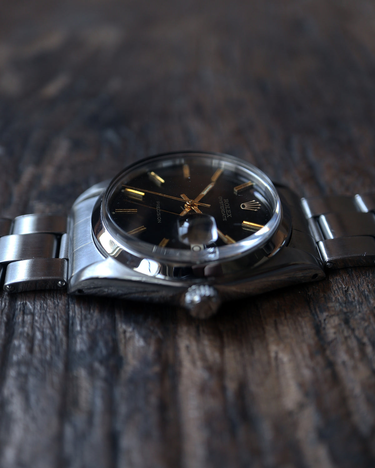 ROLEX_OYSTER DATE_Ref.6694_BLACK DIAL