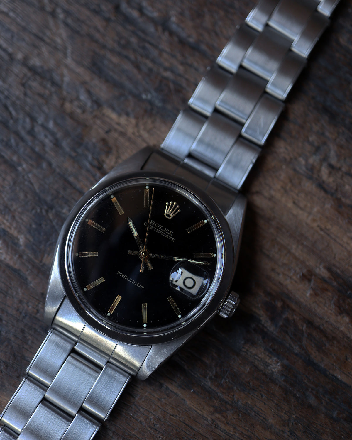 ROLEX_OYSTER DATE_Ref.6694_BLACK DIAL