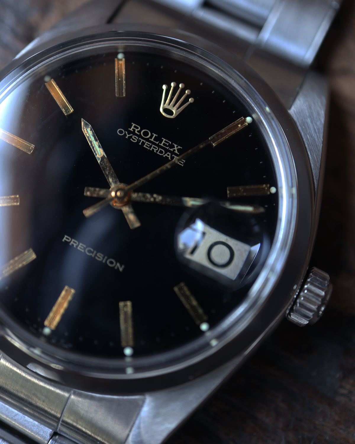 ROLEX_OYSTER DATE_Ref.6694_BLACK DIAL