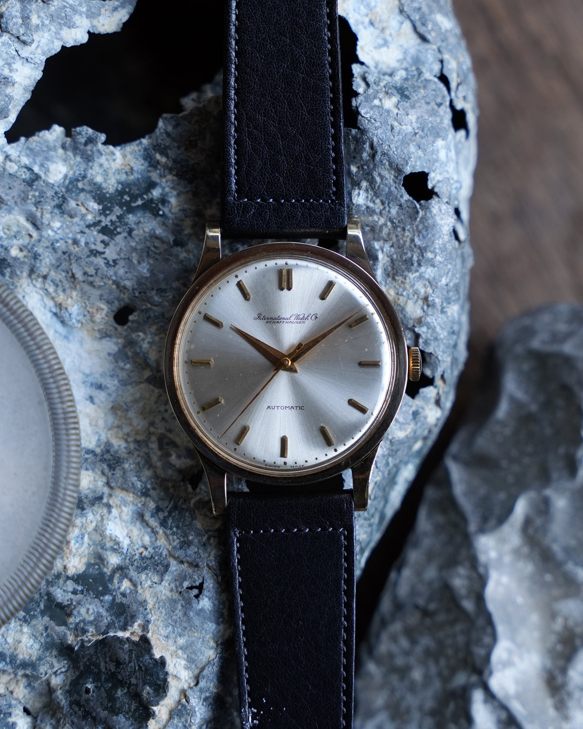 IWC_筆記体ロゴ_cal.8531_Flat Bezel_18K YG