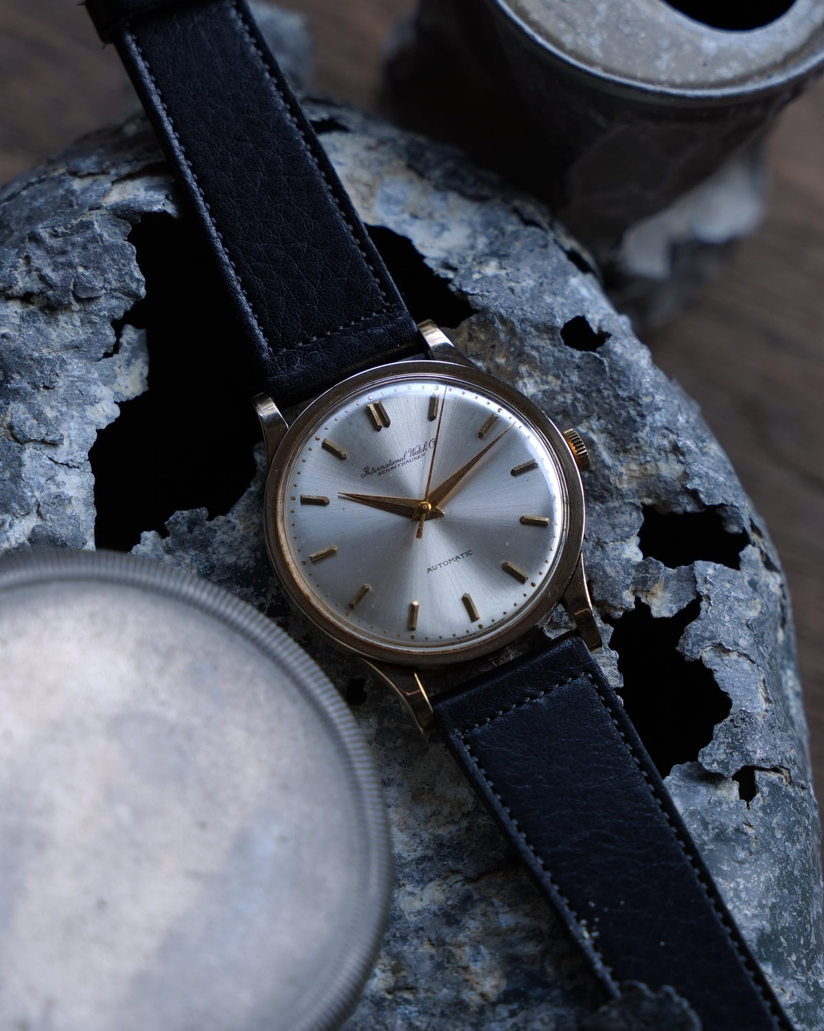 IWC_筆記体ロゴ_cal.8531_Flat Bezel_18K YG