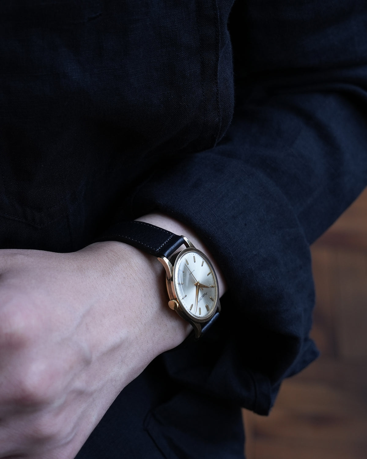 IWC_筆記体ロゴ_cal.8531_Flat Bezel_18K YG