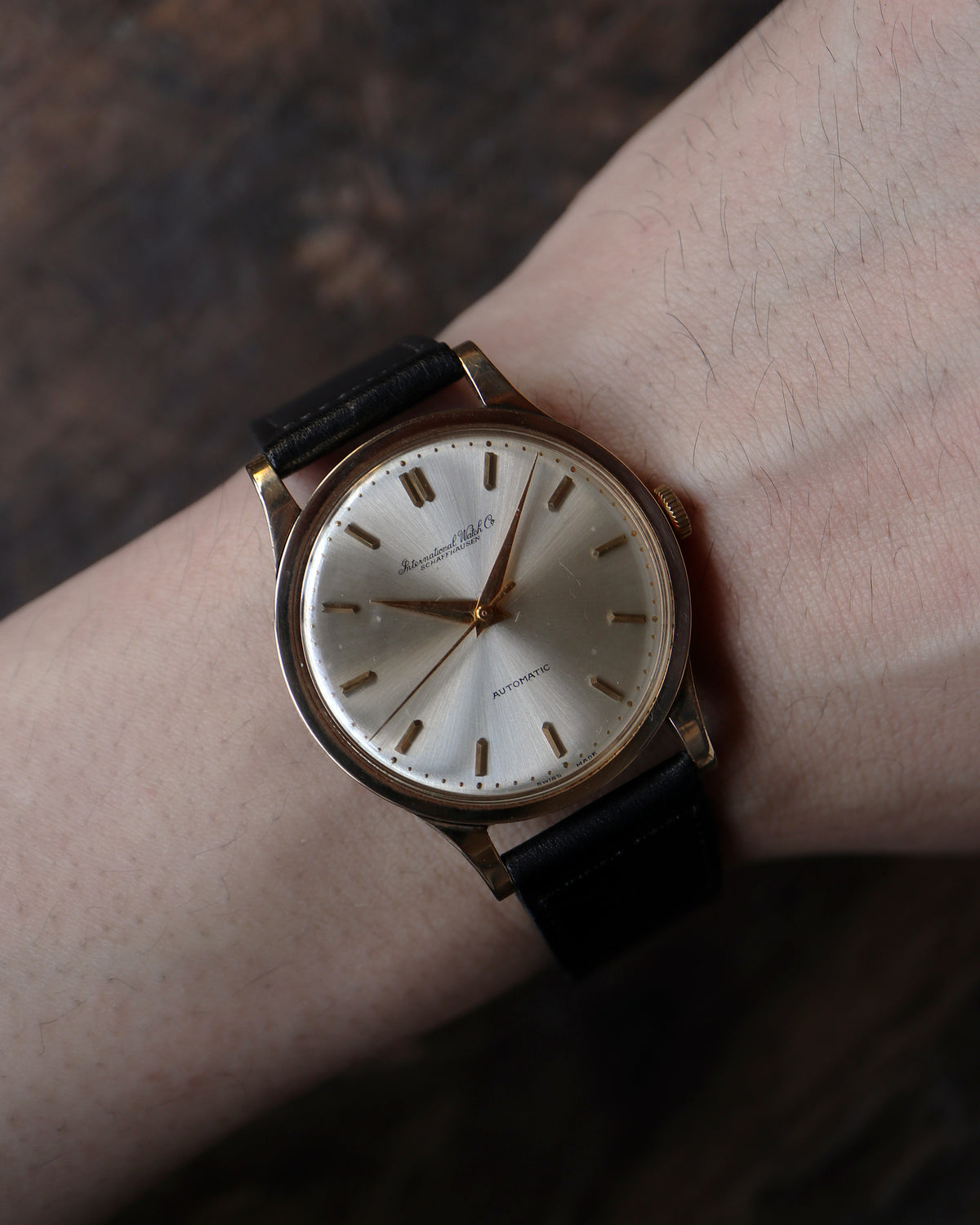 IWC_筆記体ロゴ_cal.8531_Flat Bezel_18K YG