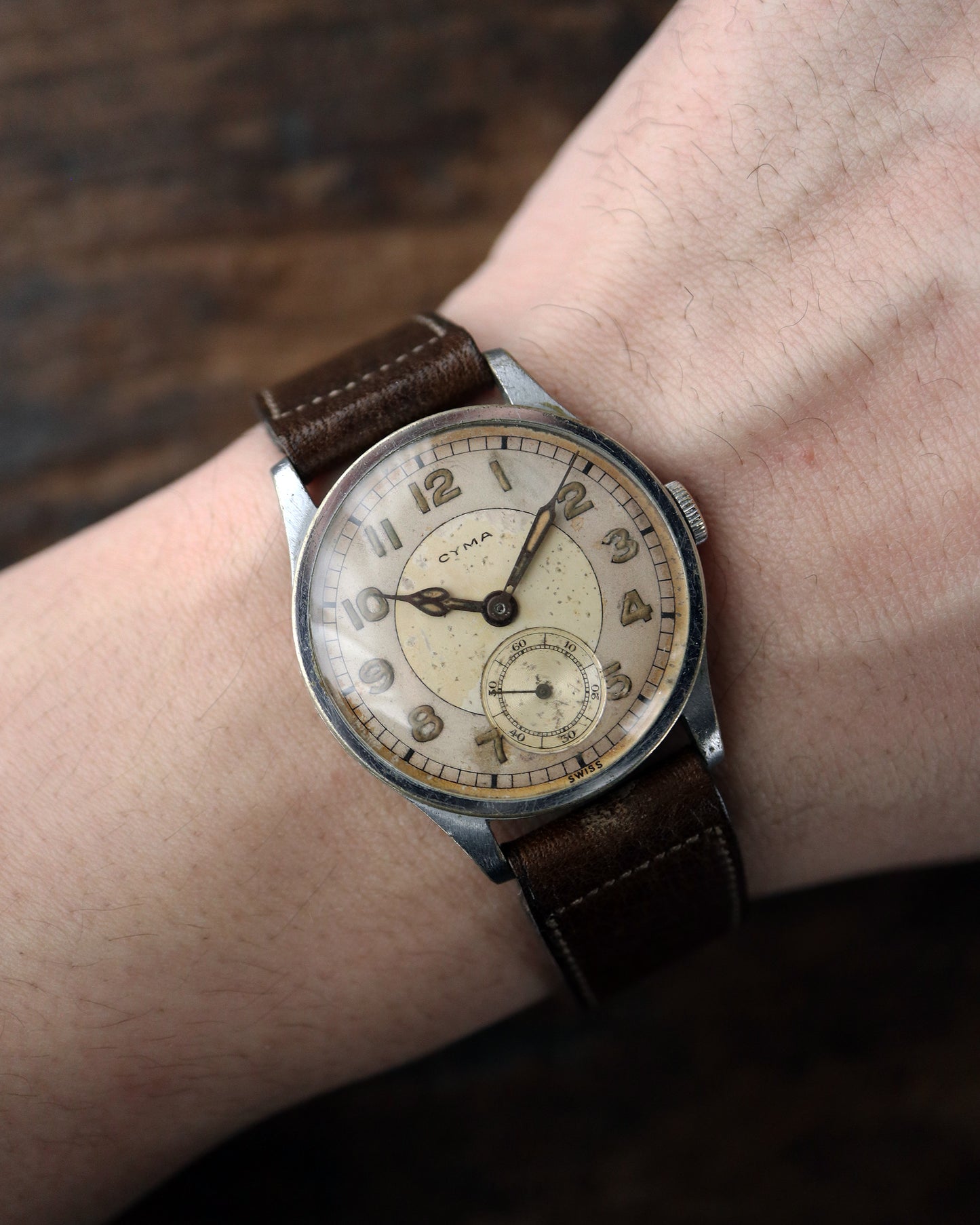CYMA_COBRA HAND_TWO TONE DIAL